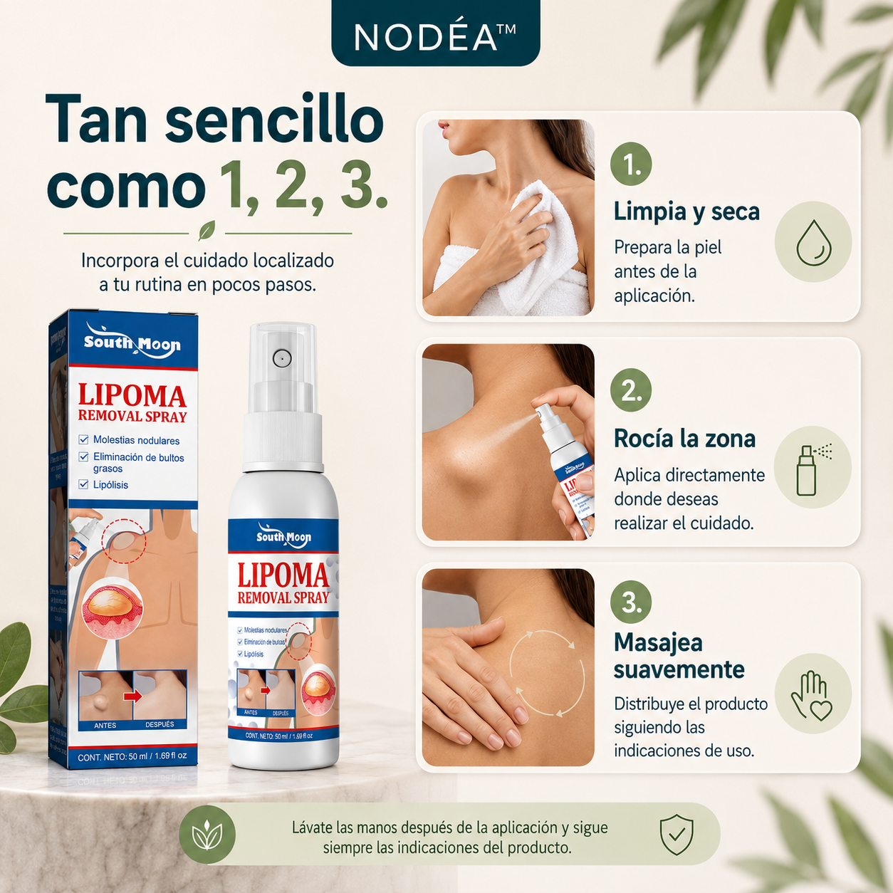 NODÉA™ | Spray de Cuidado Localizado 50 ml