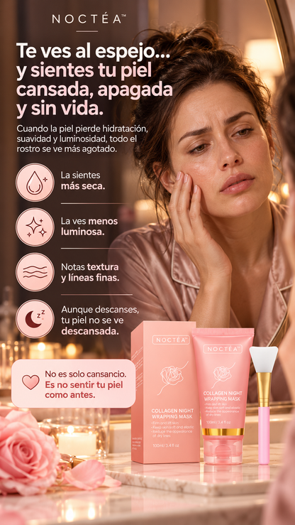 NOCTÉA™ by AMOCOCO | Mascarilla Nocturna de Colágeno