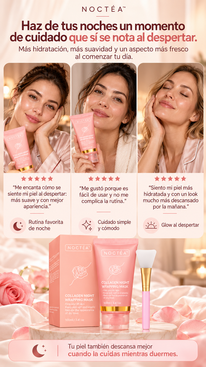 NOCTÉA™ by AMOCOCO | Mascarilla Nocturna de Colágeno